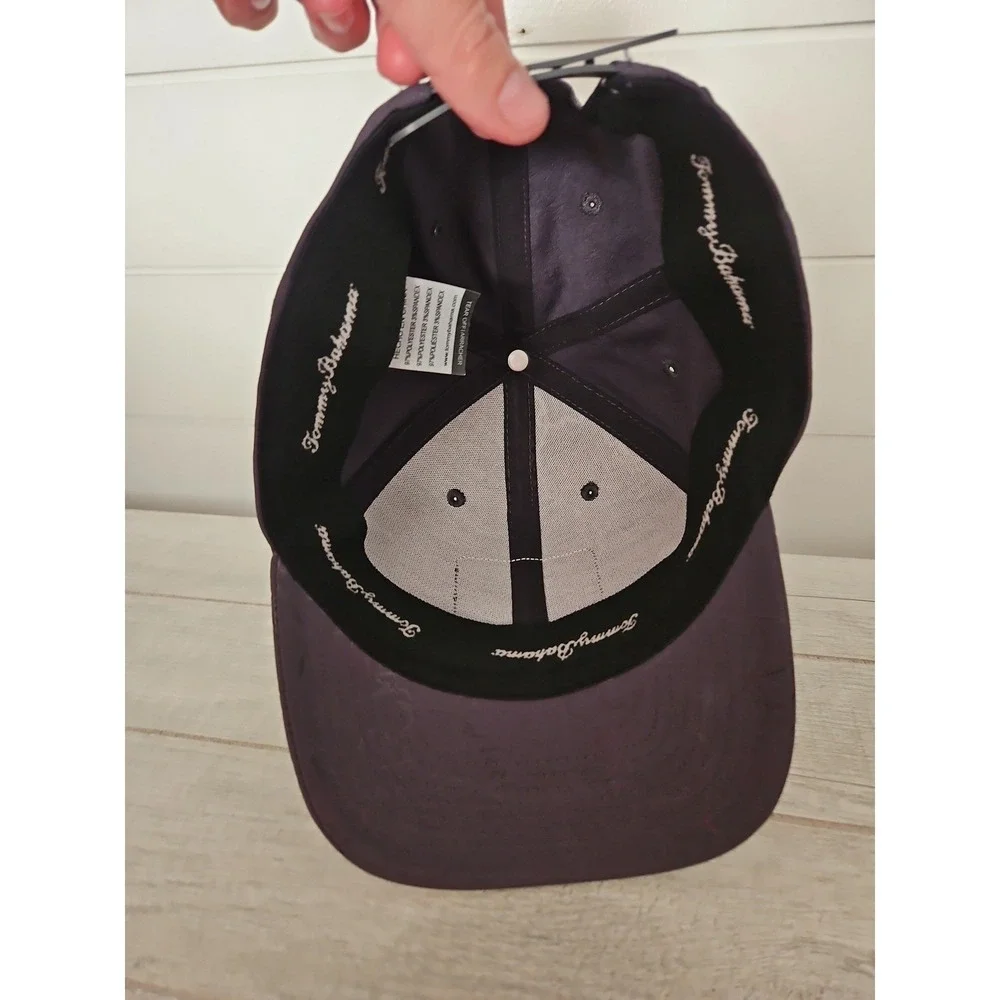 Tommy Bahama Marlin Patch Structured Stretch Fit Hat Cap Gray Men's L/XL